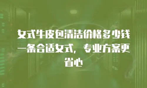 女式牛皮包清洁价格多少钱一条合适女式，专业方案更省心