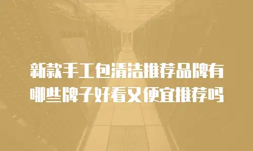 新款手工包清洁推荐品牌有哪些牌子好看又便宜推荐吗