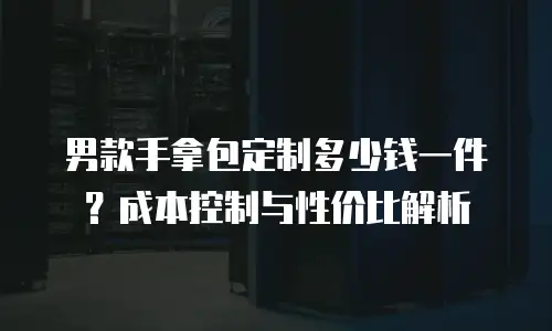 男款手拿包定制多少钱一件？成本控制与性价比解析