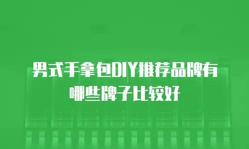 男式手拿包DIY推荐品牌有哪些牌子比较好