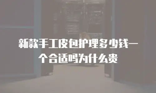 新款手工皮包护理多少钱一个合适吗为什么贵
