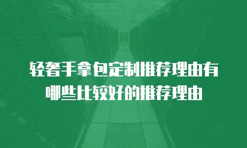轻奢手拿包定制推荐理由有哪些比较好的推荐理由