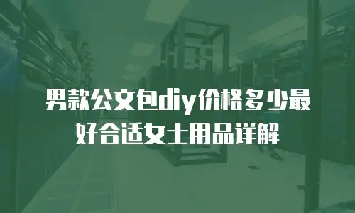 男款公文包diy价格多少最好合适女士用品详解
