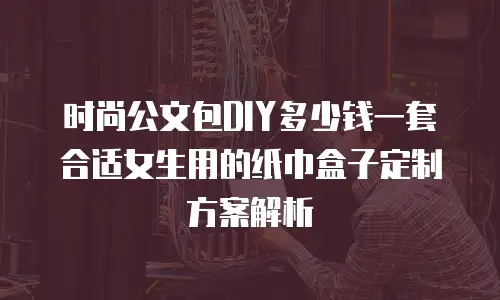 时尚公文包DIY多少钱一套合适女生用的纸巾盒子定制方案解析
