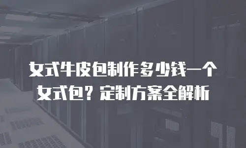 女式牛皮包制作多少钱一个女式包？定制方案全解析