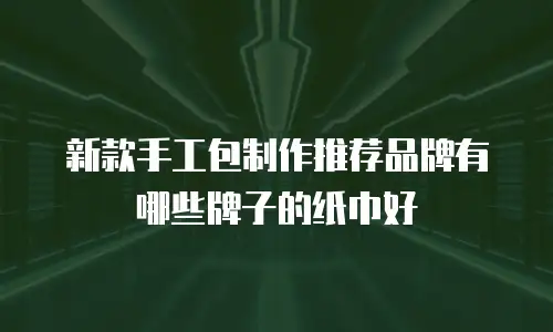 新款手工包制作推荐品牌有哪些牌子的纸巾好