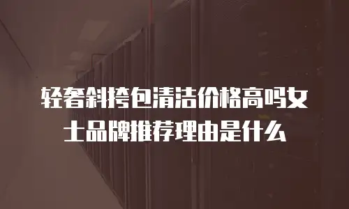 轻奢斜挎包清洁价格高吗女士品牌推荐理由是什么