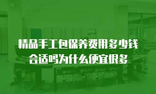 精品手工包保养费用多少钱合适吗为什么便宜很多