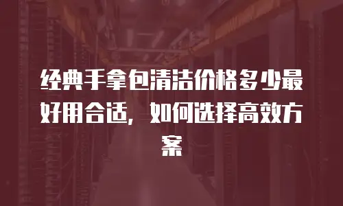 经典手拿包清洁价格多少最好用合适，如何选择高效方案