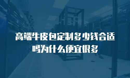 高端牛皮包定制多少钱合适吗为什么便宜很多