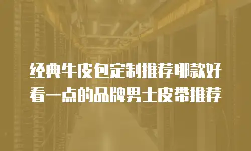 经典牛皮包定制推荐哪款好看一点的品牌男士皮带推荐