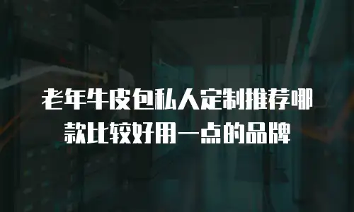 老年牛皮包私人定制推荐哪款比较好用一点的品牌