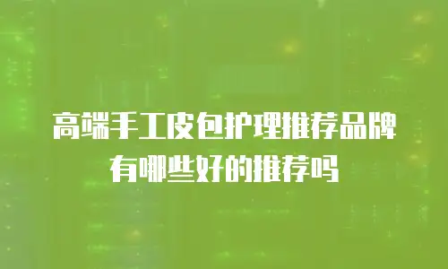 高端手工皮包护理推荐品牌有哪些好的推荐吗