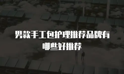 男款手工包护理推荐品牌有哪些好推荐