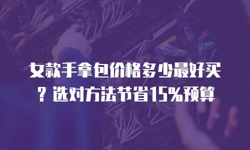 女款手拿包价格多少最好买？选对方法节省15%预算