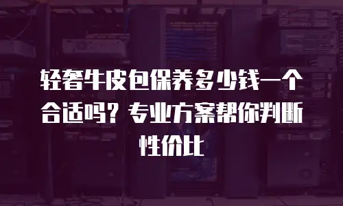 轻奢牛皮包保养多少钱一个合适吗？专业方案帮你判断性价比