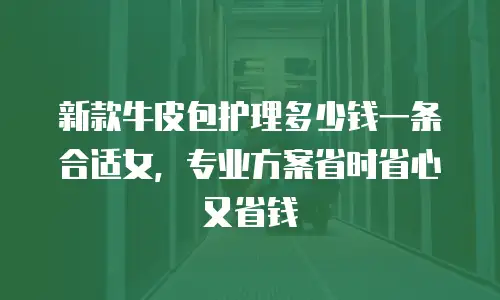 新款牛皮包护理多少钱一条合适女，专业方案省时省心又省钱