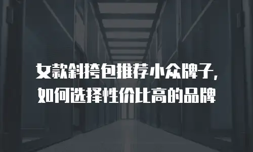 女款斜挎包推荐小众牌子，如何选择性价比高的品牌