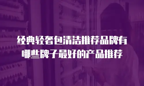 经典轻奢包清洁推荐品牌有哪些牌子最好的产品推荐