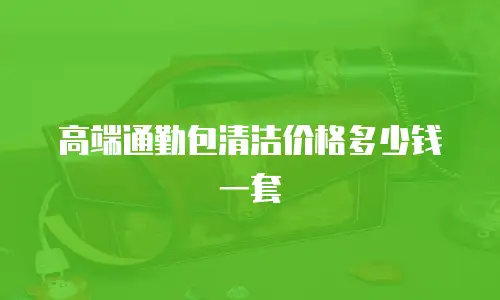 高端通勤包清洁价格多少钱一套