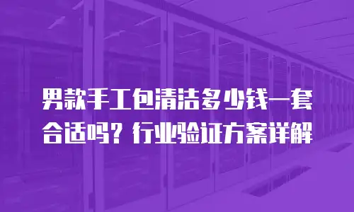 男款手工包清洁多少钱一套合适吗？行业验证方案详解