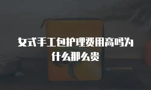 女式手工包护理费用高吗为什么那么贵