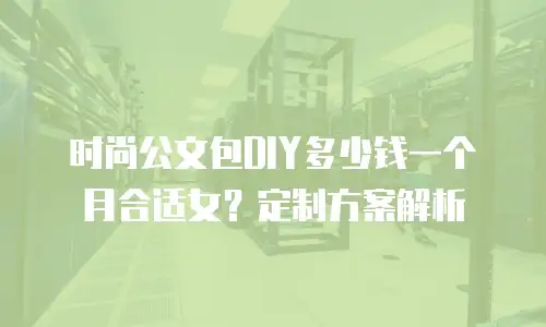 时尚公文包DIY多少钱一个月合适女？定制方案解析