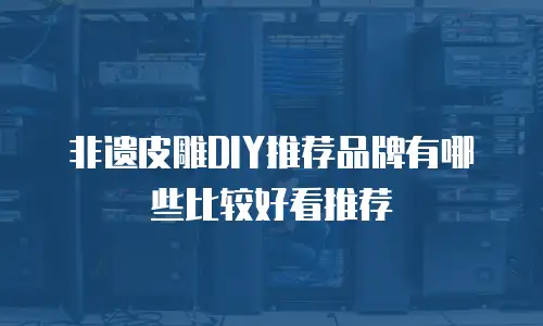 非遗皮雕DIY推荐品牌有哪些比较好看推荐