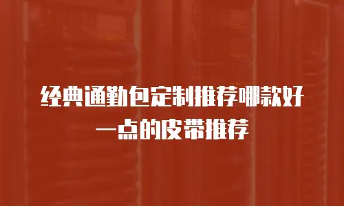 经典通勤包定制推荐哪款好一点的皮带推荐
