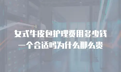 女式牛皮包护理费用多少钱一个合适吗为什么那么贵