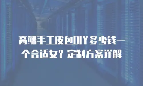 高端手工皮包DIY多少钱一个合适女？定制方案详解