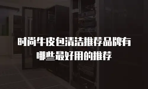 时尚牛皮包清洁推荐品牌有哪些最好用的推荐
