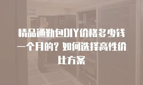 精品通勤包DIY价格多少钱一个月的？如何选择高性价比方案