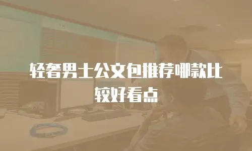轻奢男士公文包推荐哪款比较好看点