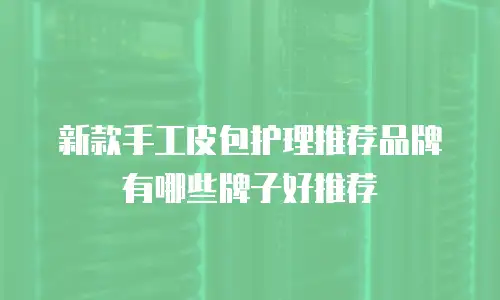 新款手工皮包护理推荐品牌有哪些牌子好推荐