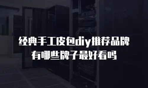 经典手工皮包diy推荐品牌有哪些牌子最好看吗
