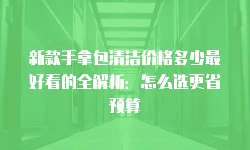 新款手拿包清洁价格多少最好看的全解析：怎么选更省预算