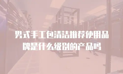 男式手工包清洁推荐使用品牌是什么级别的产品吗