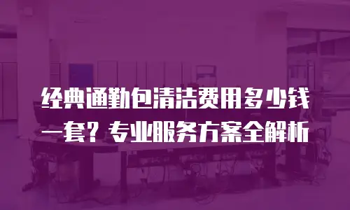 经典通勤包清洁费用多少钱一套？专业服务方案全解析