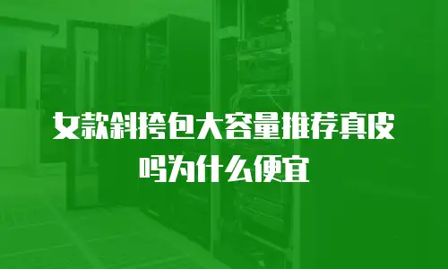 女款斜挎包大容量推荐真皮吗为什么便宜