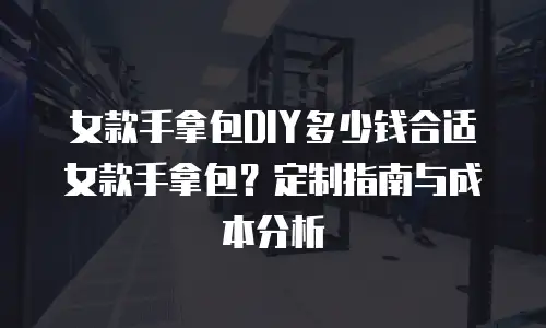 女款手拿包DIY多少钱合适女款手拿包？定制指南与成本分析