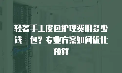 轻奢手工皮包护理费用多少钱一包？专业方案如何优化预算