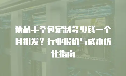 精品手拿包定制多少钱一个月批发？行业报价与成本优化指南