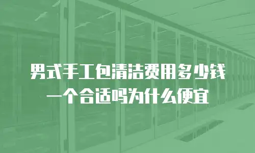 男式手工包清洁费用多少钱一个合适吗为什么便宜