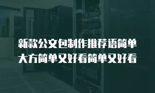 新款公文包制作推荐语简单大方简单又好看简单又好看