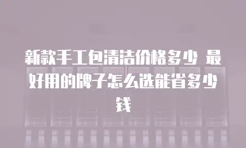 新款手工包清洁价格多少 最好用的牌子怎么选能省多少钱