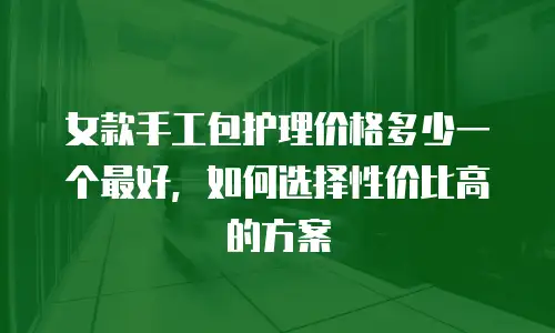 女款手工包护理价格多少一个最好，如何选择性价比高的方案