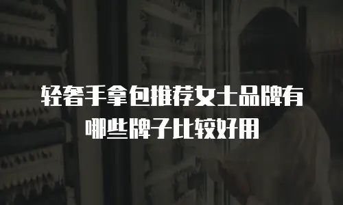 轻奢手拿包推荐女士品牌有哪些牌子比较好用
