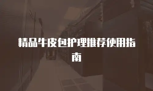 精品牛皮包护理推荐使用指南