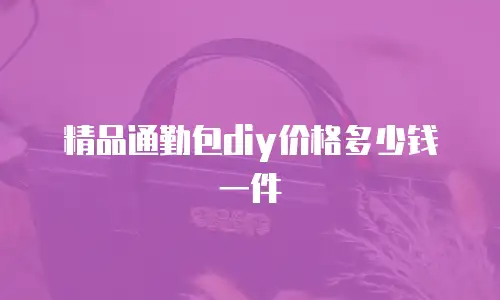 精品通勤包diy价格多少钱一件